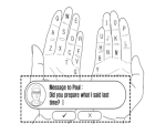 Samsung AR Keyboard Projected onto Fingers